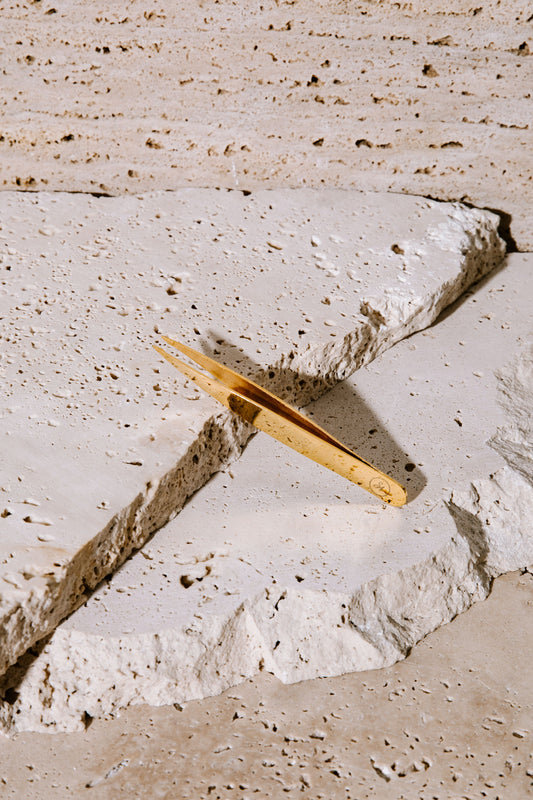 Gold Brow tweezers